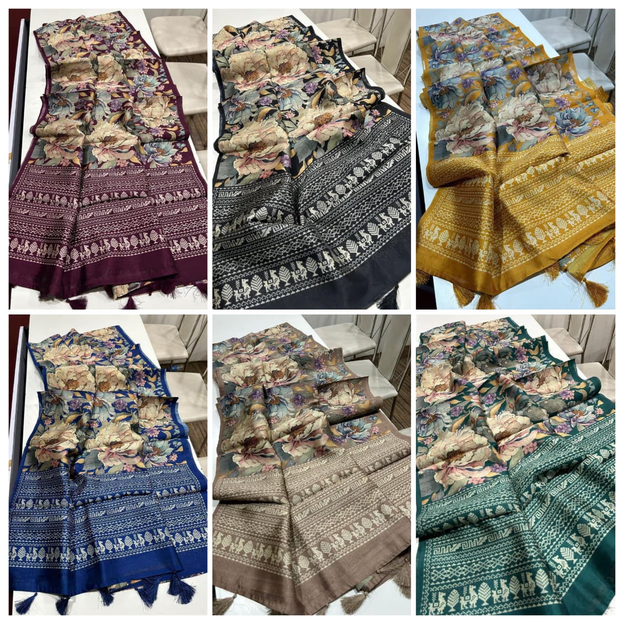 Resham Dhakai Jamdani Saree