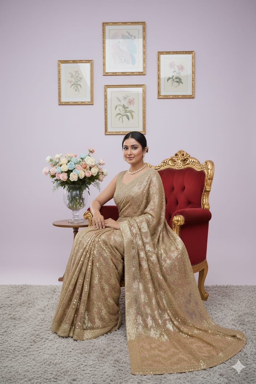 Heavy Georgette Saree