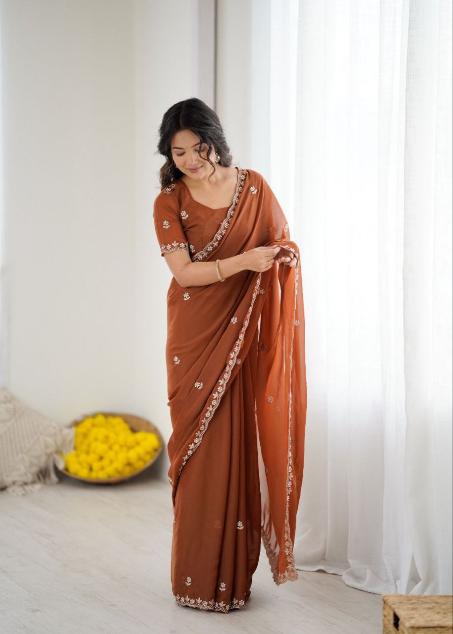 GEORGETTE SILK SAREE