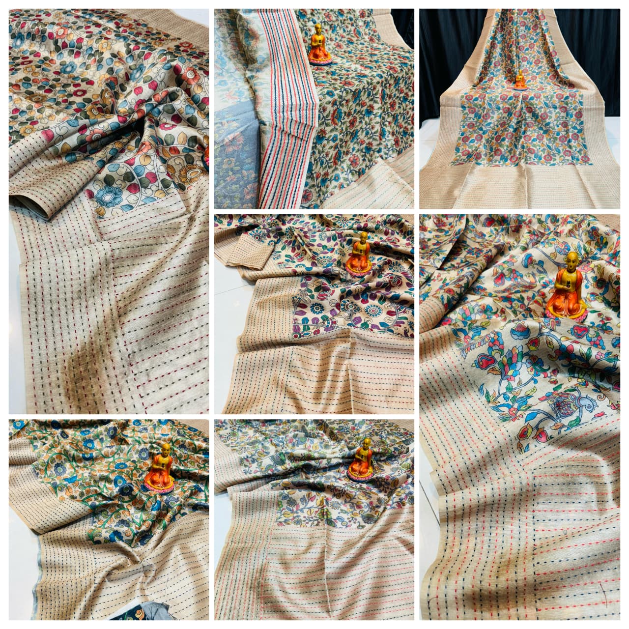 Tassar Katha Silk Saree