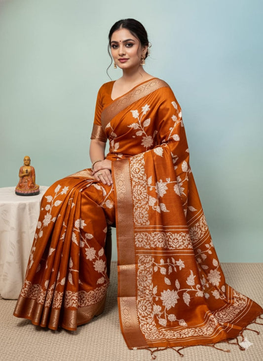 Matka Silk Saree