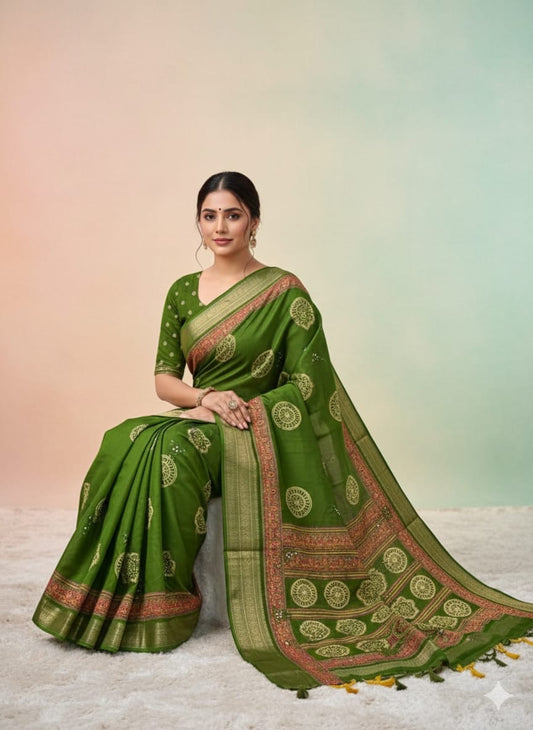 Pure Mul Cotton Saree