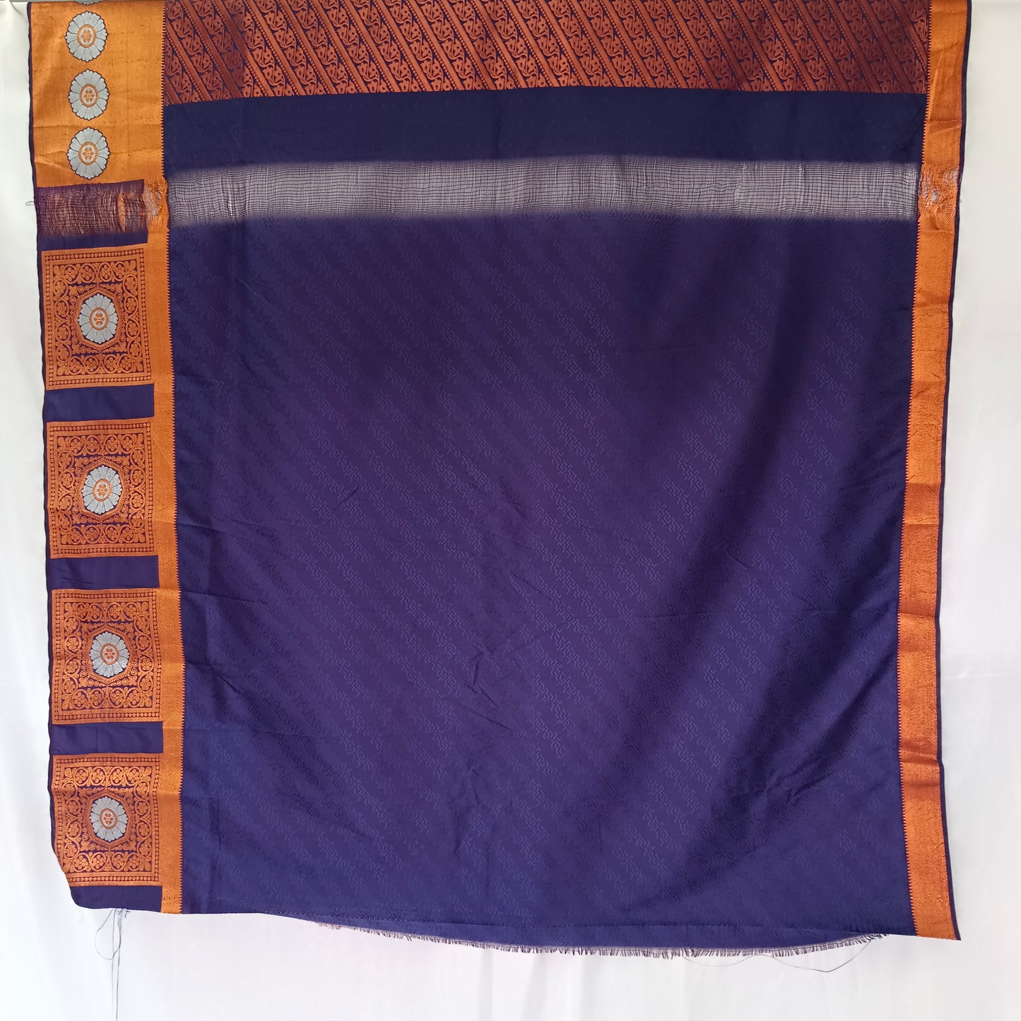 Cotton Silk Saree/Sari Kanjivaram Style Partywear Saree