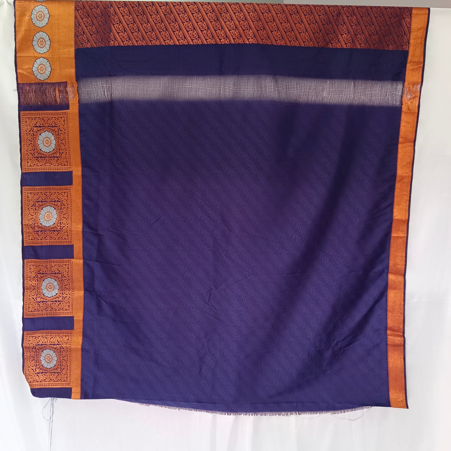 Cotton Silk Saree/Sari Kanjivaram Style Partywear Saree