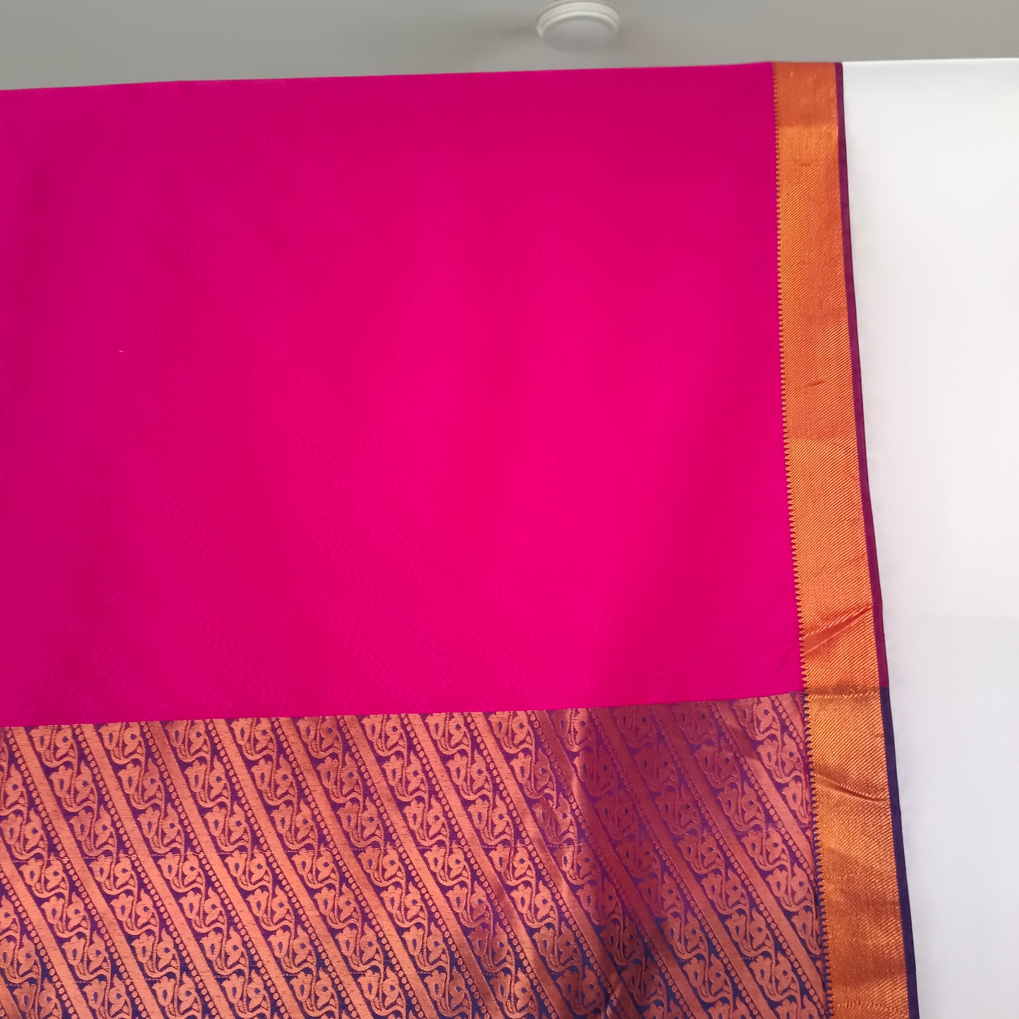Cotton Silk Saree/Sari Kanjivaram Style Partywear Saree