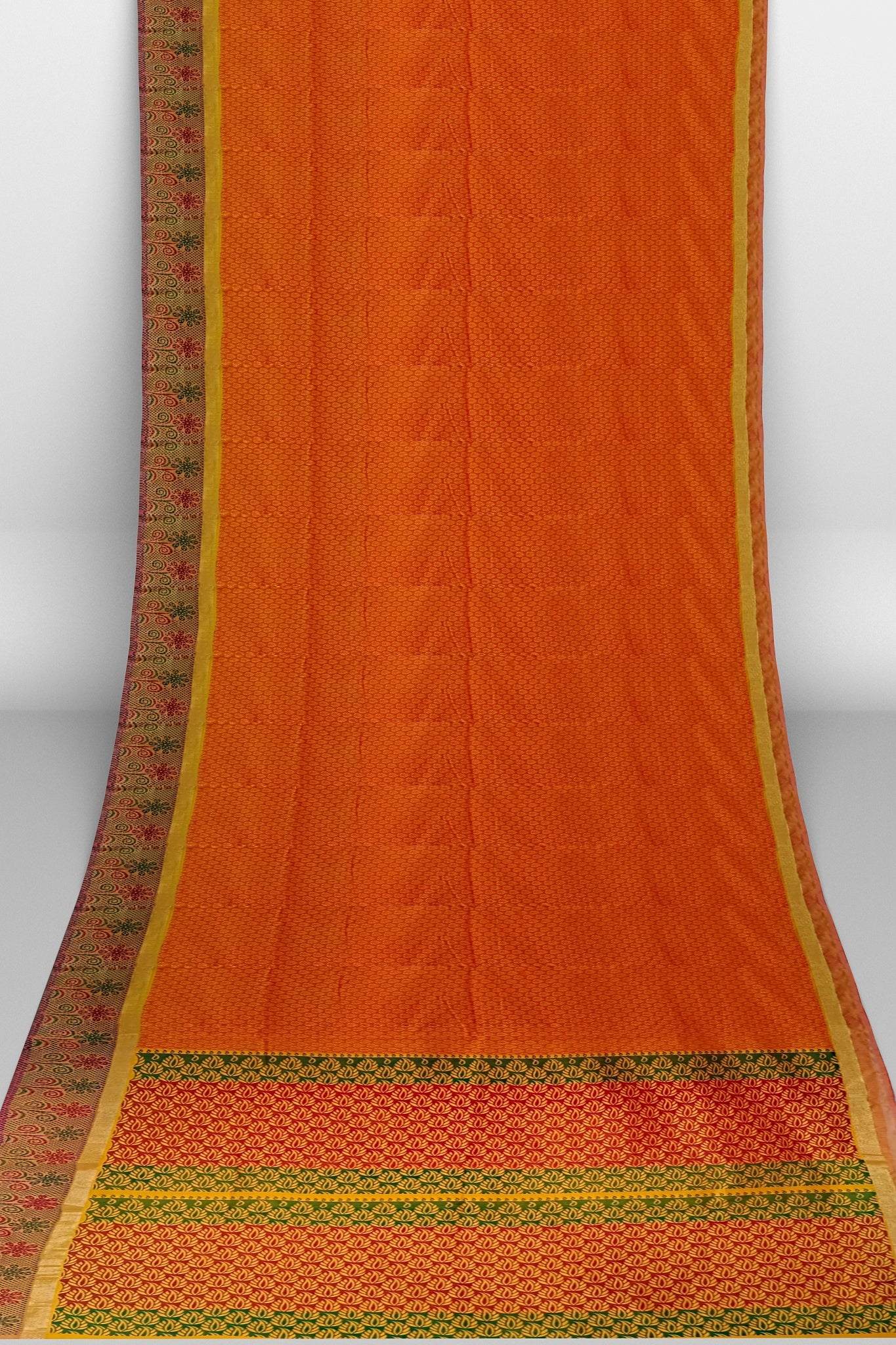 South Cotton Saree Printed Sari Indian Casual wear