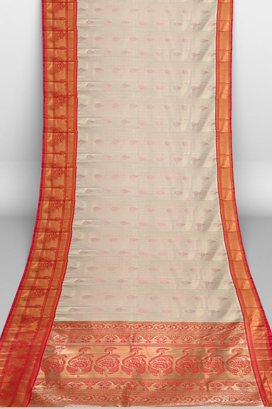 Silk Sari/Saree Tissue silk Kanjivaram Style Festive Partywear Unstitched Blouse pc