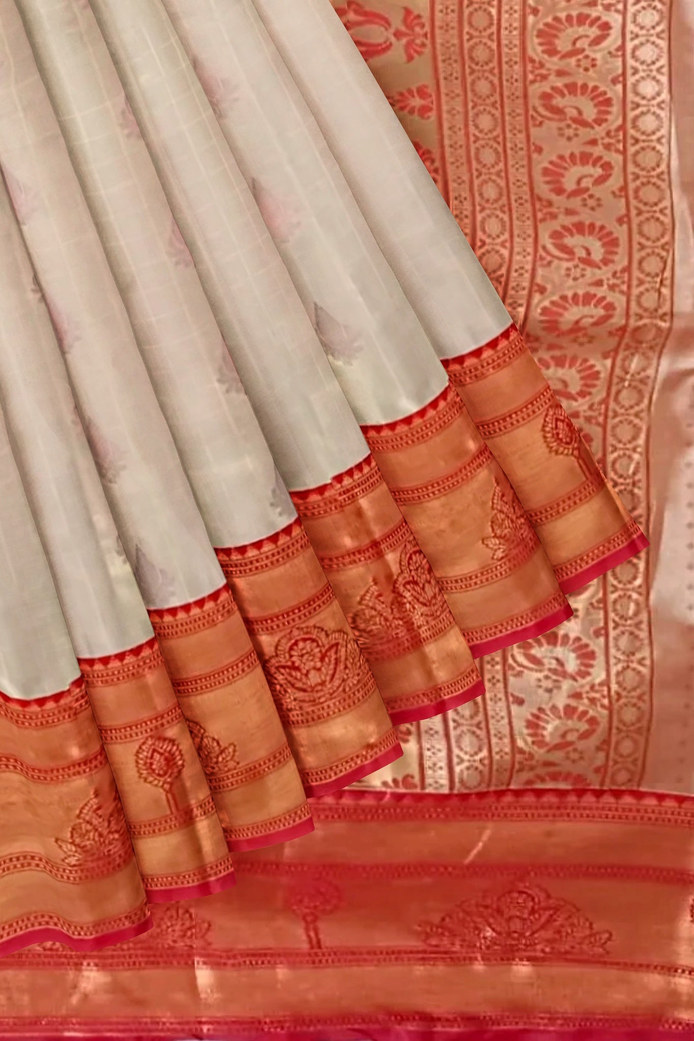 Silk Sari/Saree Tissue silk Kanjivaram Style Festive Partywear Unstitched Blouse pc