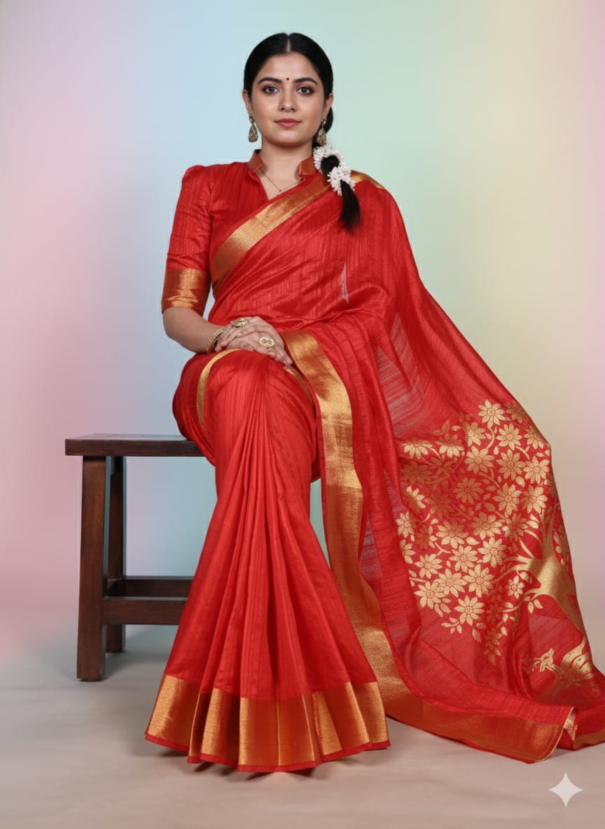 Raw Silk Saree