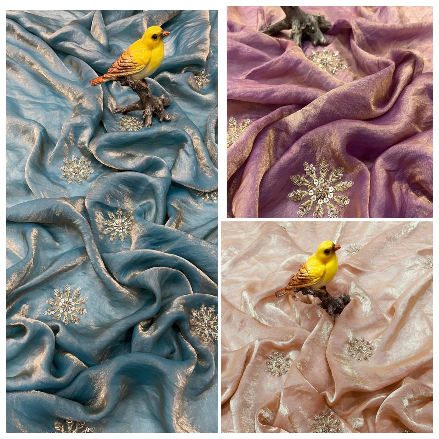 Fandy Satin Silk Saree