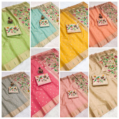 Paithani Heavy Tissue Saree