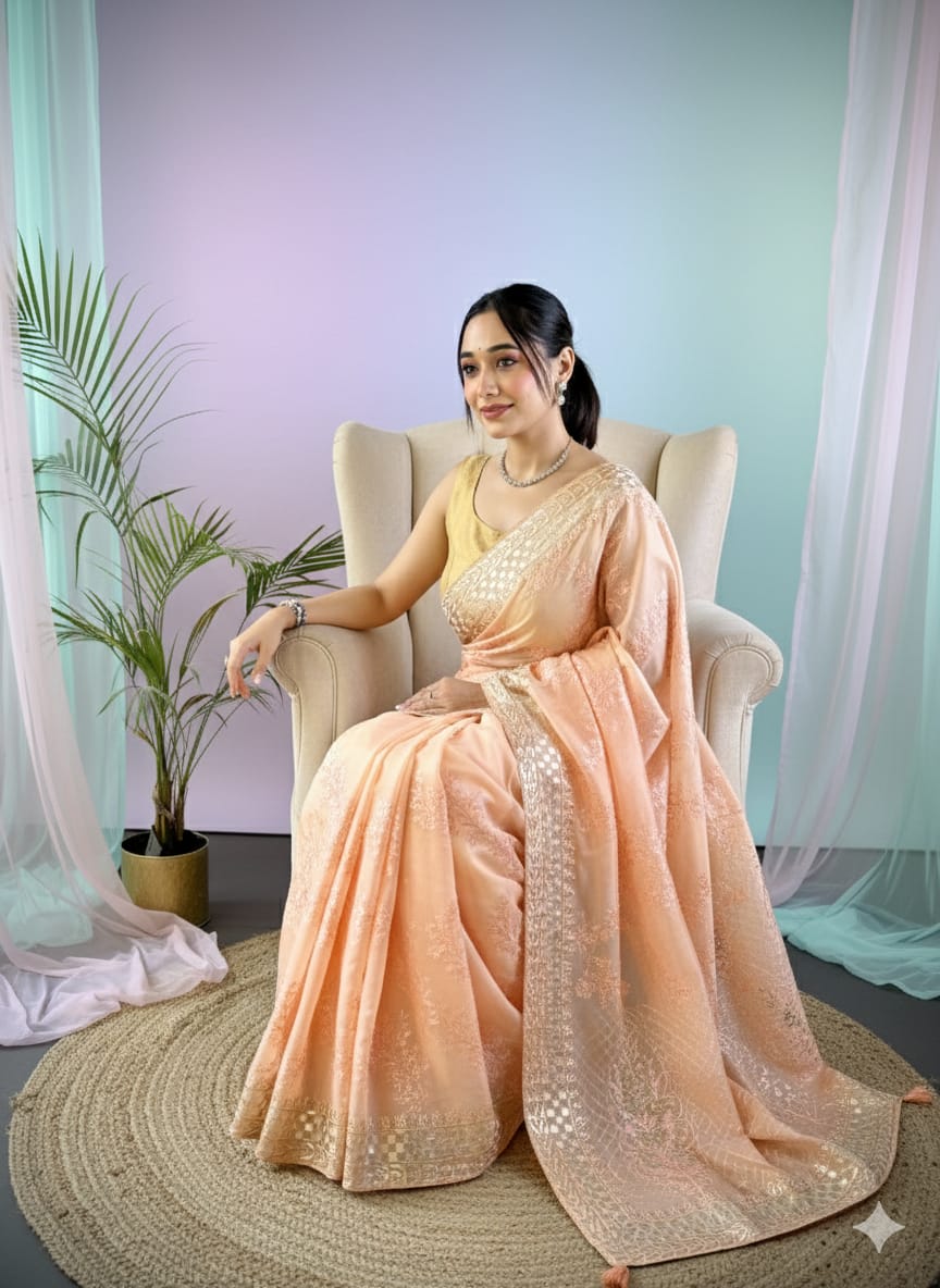 Heavy Organza Silk Saree