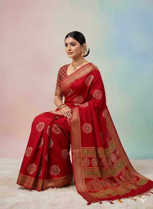 Pure Mul Cotton Saree
