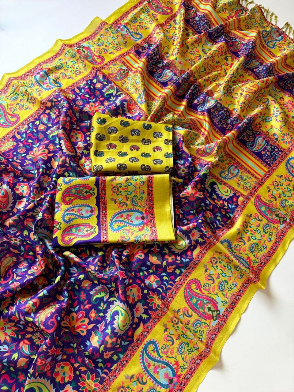 Soft Pashmina Fabric Saree