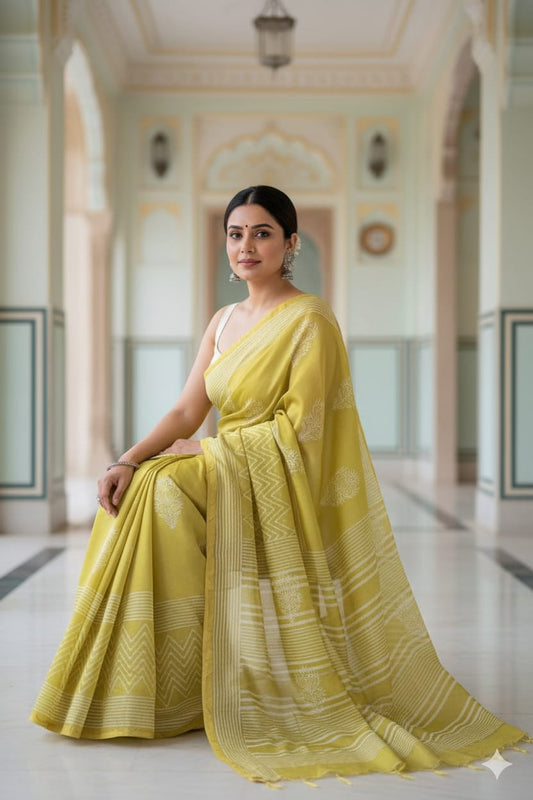 Soft Chanderi Silk Saree