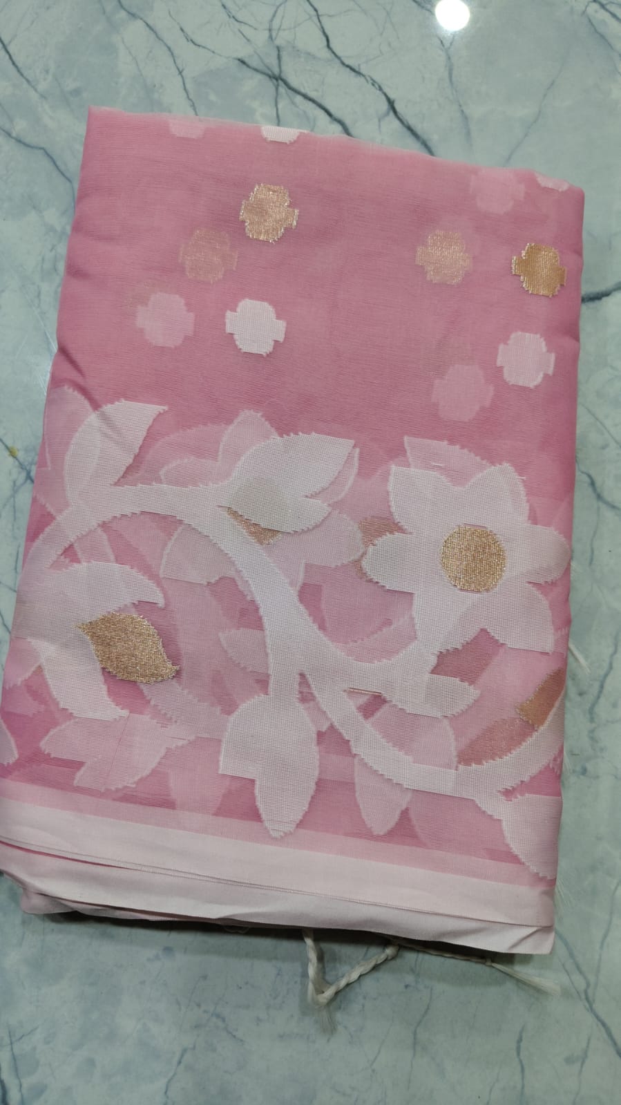 Muslin Jamdani Silk Saree