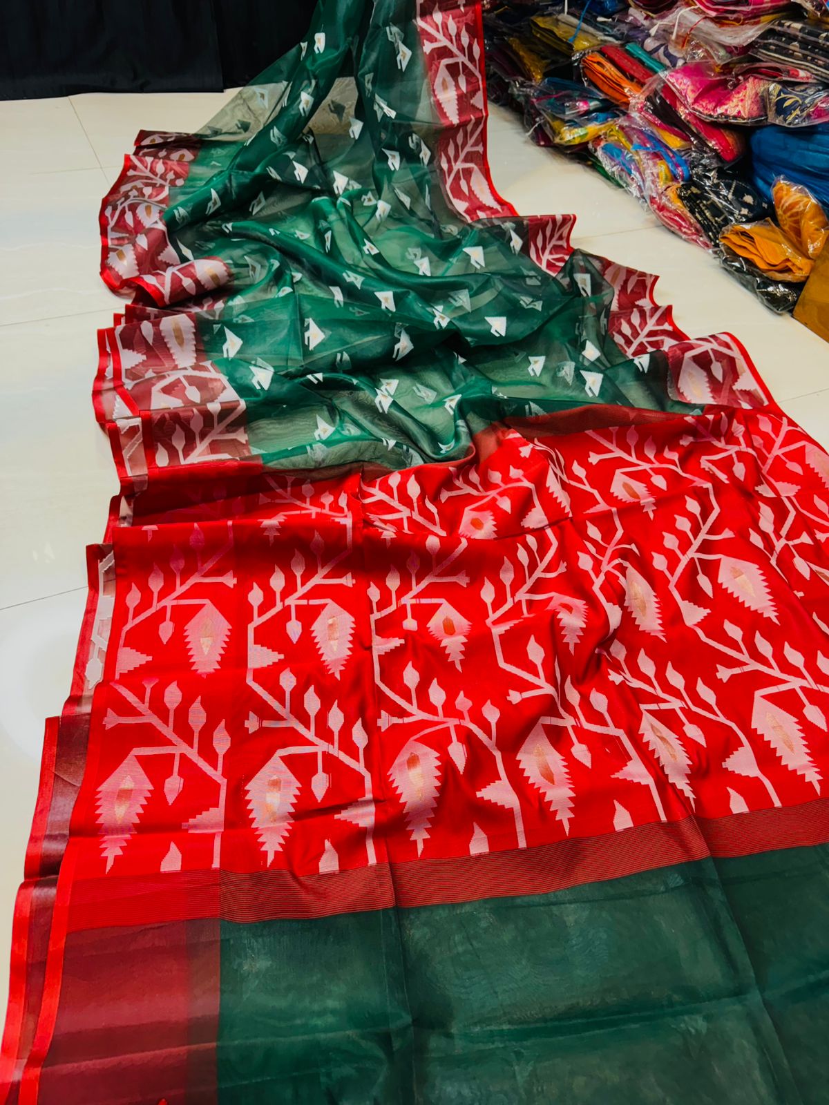 Muslin Cotton Saree