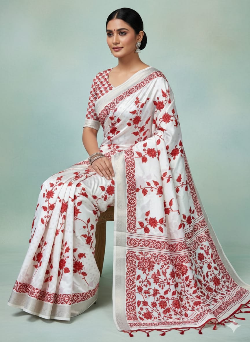 Matka Silk Saree