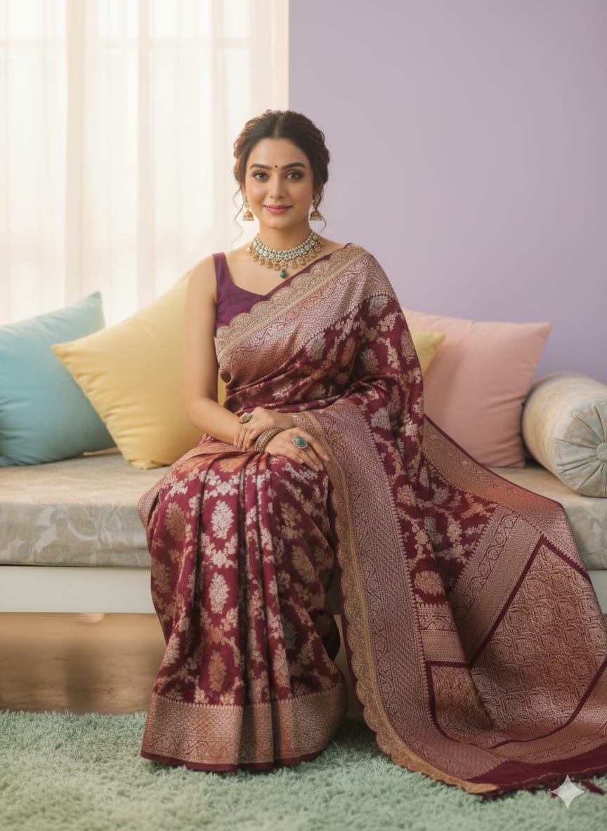 Banarasi Katan Silk Saree
