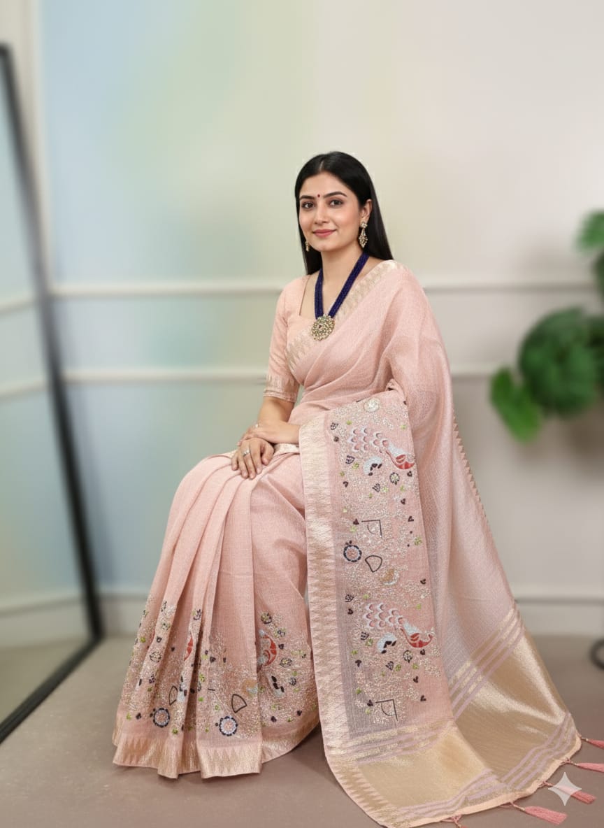 Zari Kota Tissue Saree