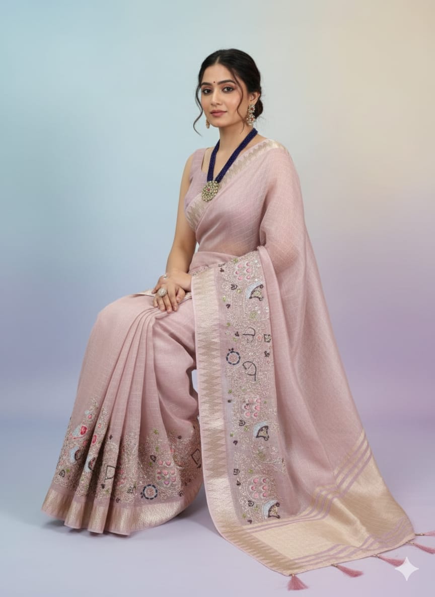 Zari Kota Tissue Saree