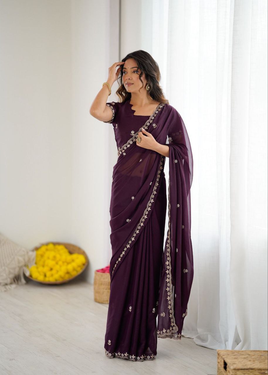 GEORGETTE SILK SAREE