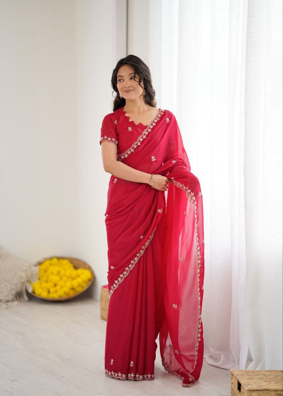 GEORGETTE SILK SAREE