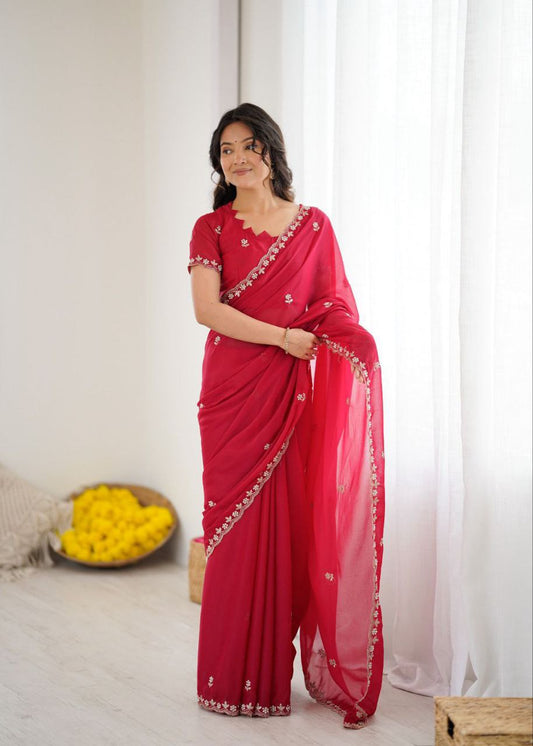 GEORGETTE SILK SAREE