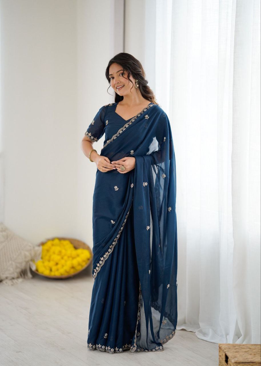 GEORGETTE SILK SAREE