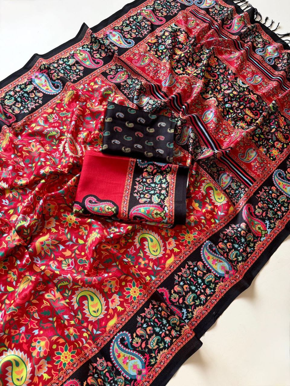 Soft Pashmina Fabric Saree