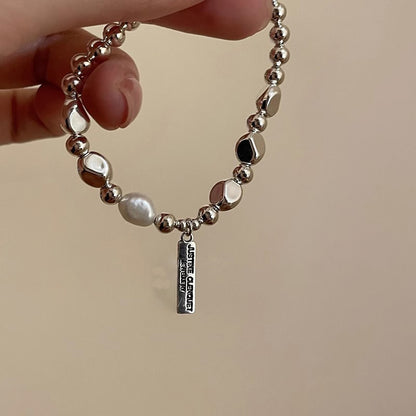 Jewellery Silver Needle Simple Zircon Eardrop Earring