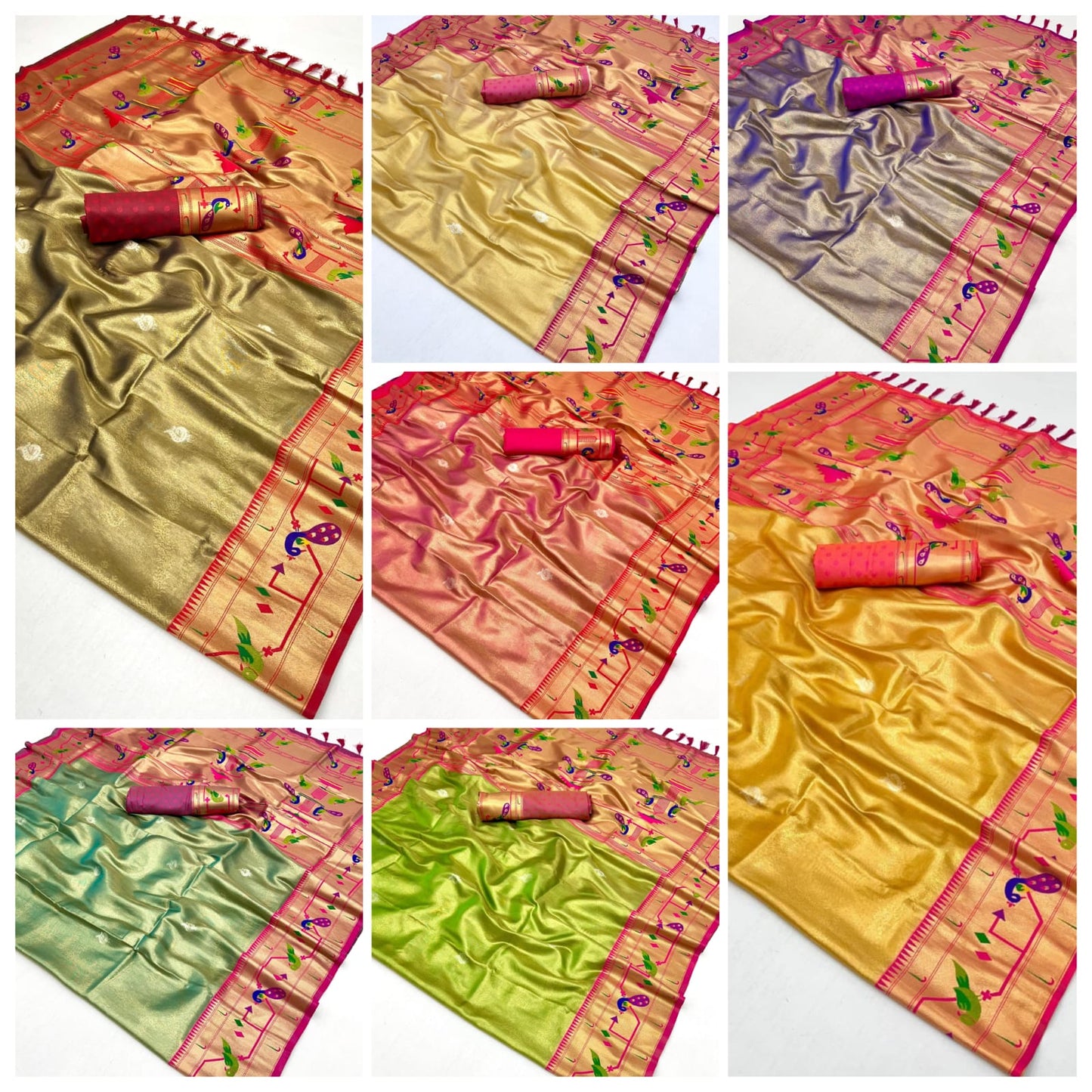 Premium Tissue Paithani Soft Banarsi Saree