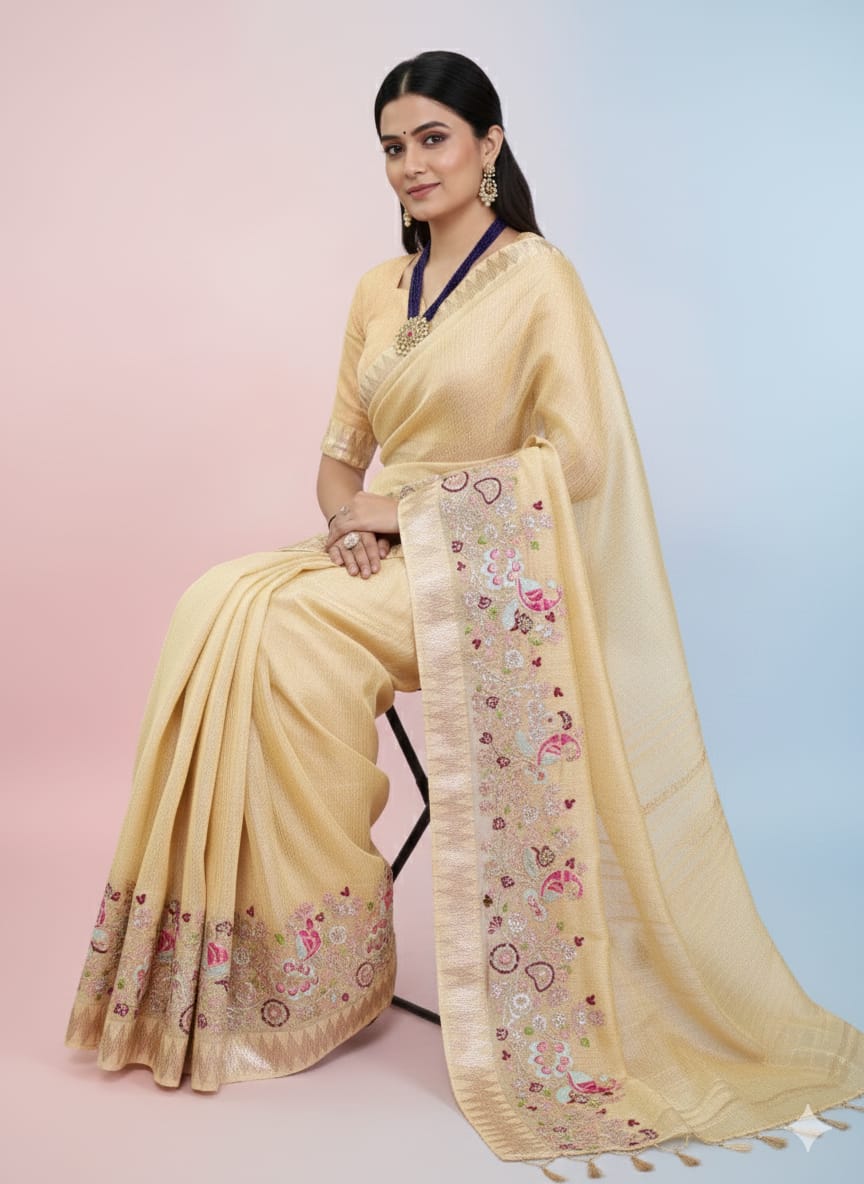 Zari Kota Tissue Saree