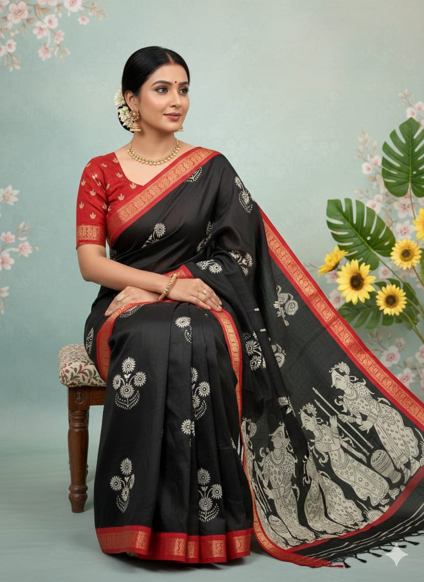 Mul Mul Cotton Saree