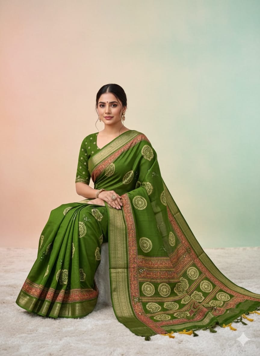 Pure Mul Cotton Saree