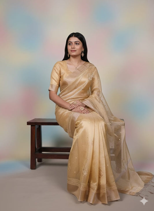 Poly Shimmer Saree