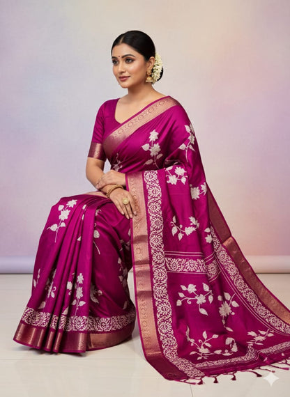 Matka Silk Saree
