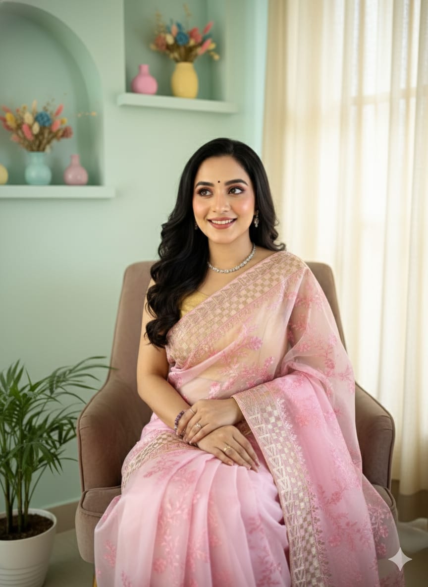 Heavy Organza Silk Saree