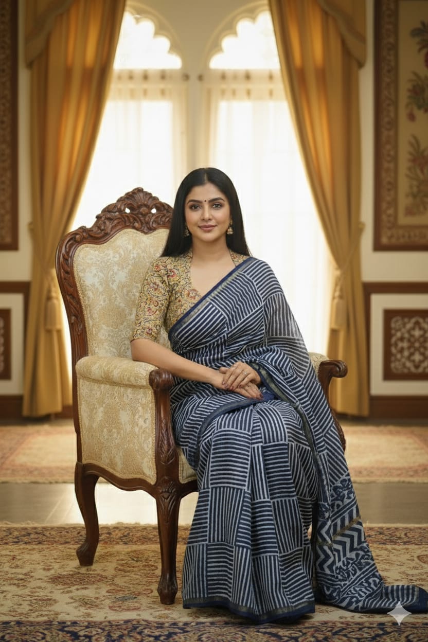Soft Chanderi Silk Saree
