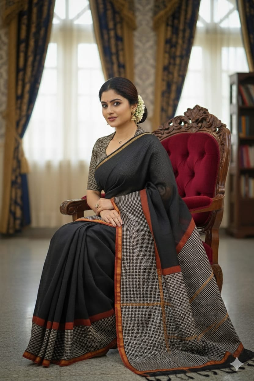 Soft Chanderi Silk Saree