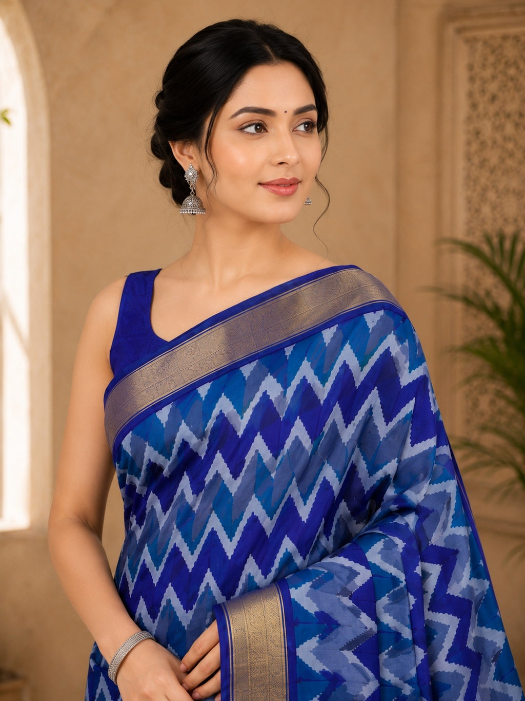 Cotton Silk Saree/Sari Potola Style Partywear Saree