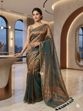 Pure soft Raga Tissue cotton Golden Sequin Saree