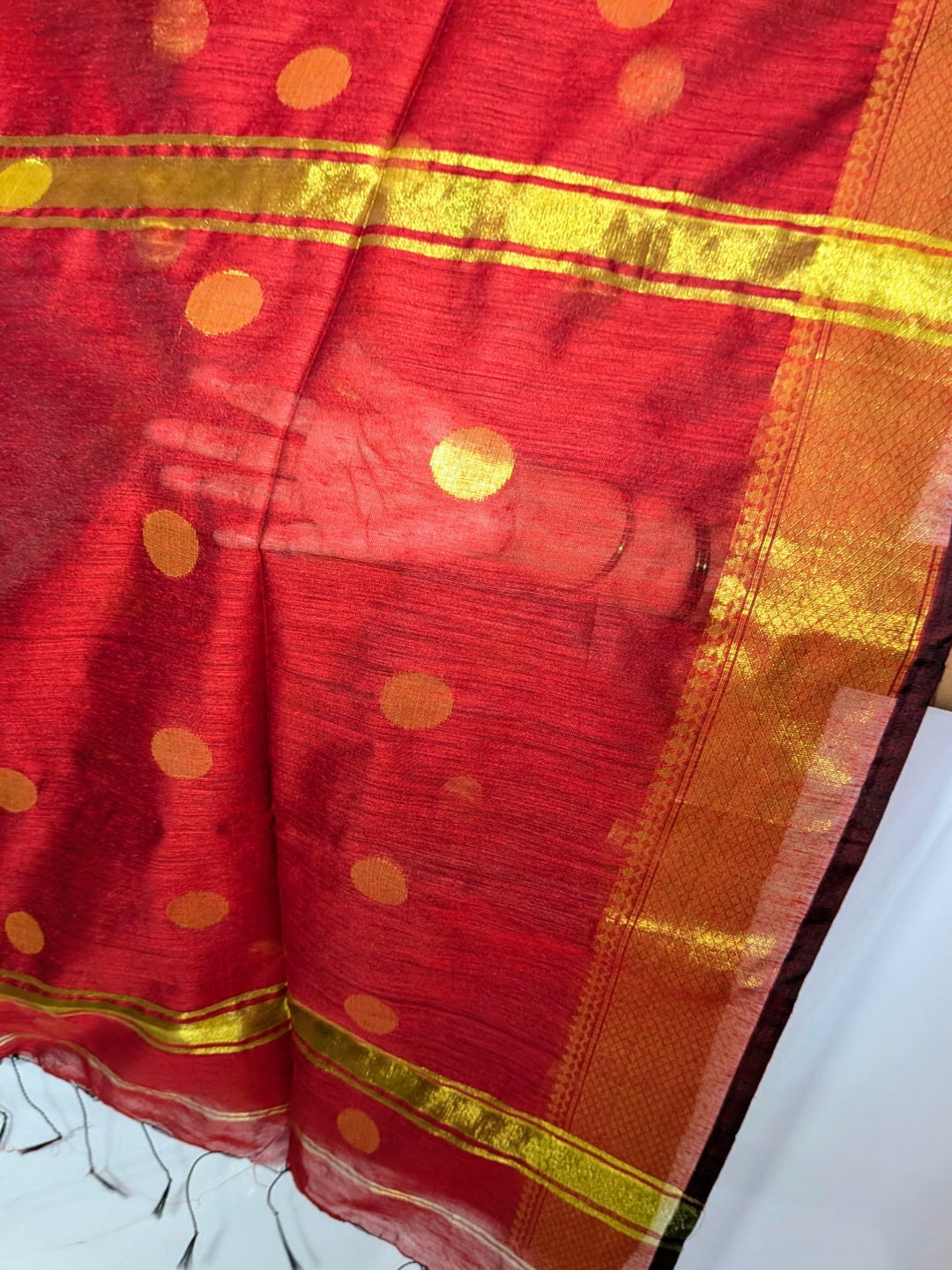 Zari Maheshwari Silk Cotton Saree