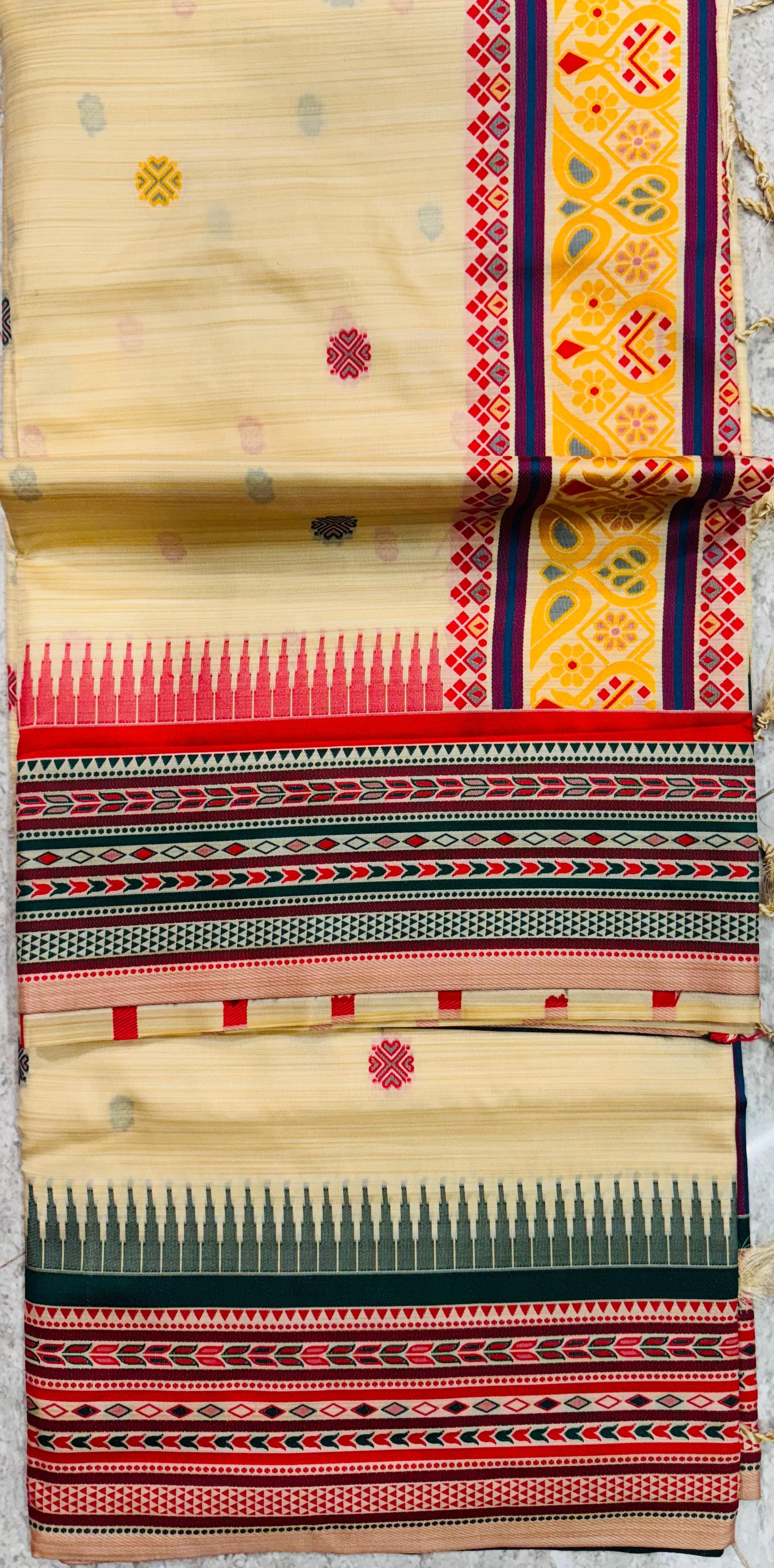 MANIPURI TUSSAR SILK SAREE
