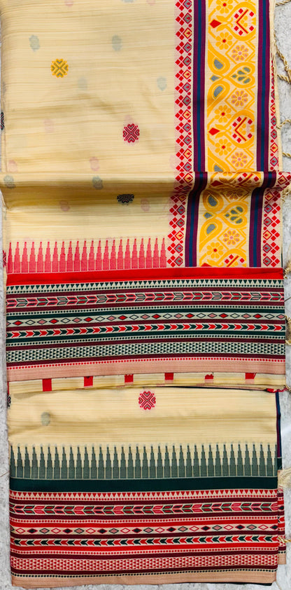 MANIPURI TUSSAR SILK SAREE