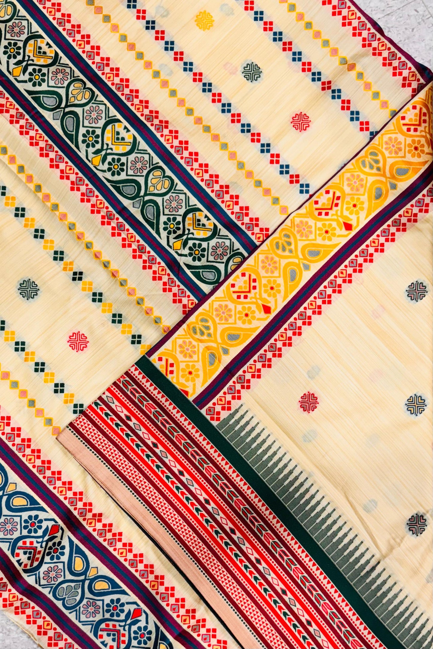 MANIPURI TUSSAR SILK SAREE