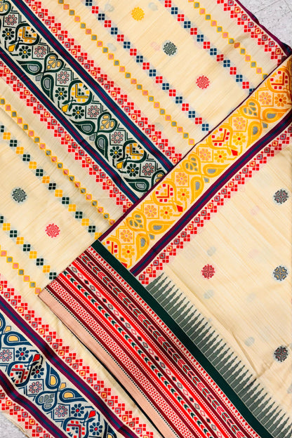 MANIPURI TUSSAR SILK SAREE