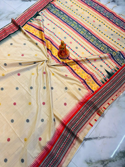 MANIPURI TUSSAR SILK SAREE