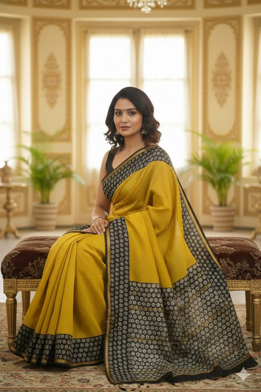 Soft Chanderi Silk Saree