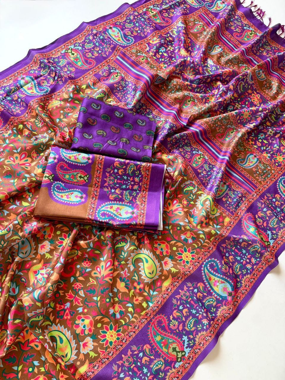 Soft Pashmina Fabric Saree